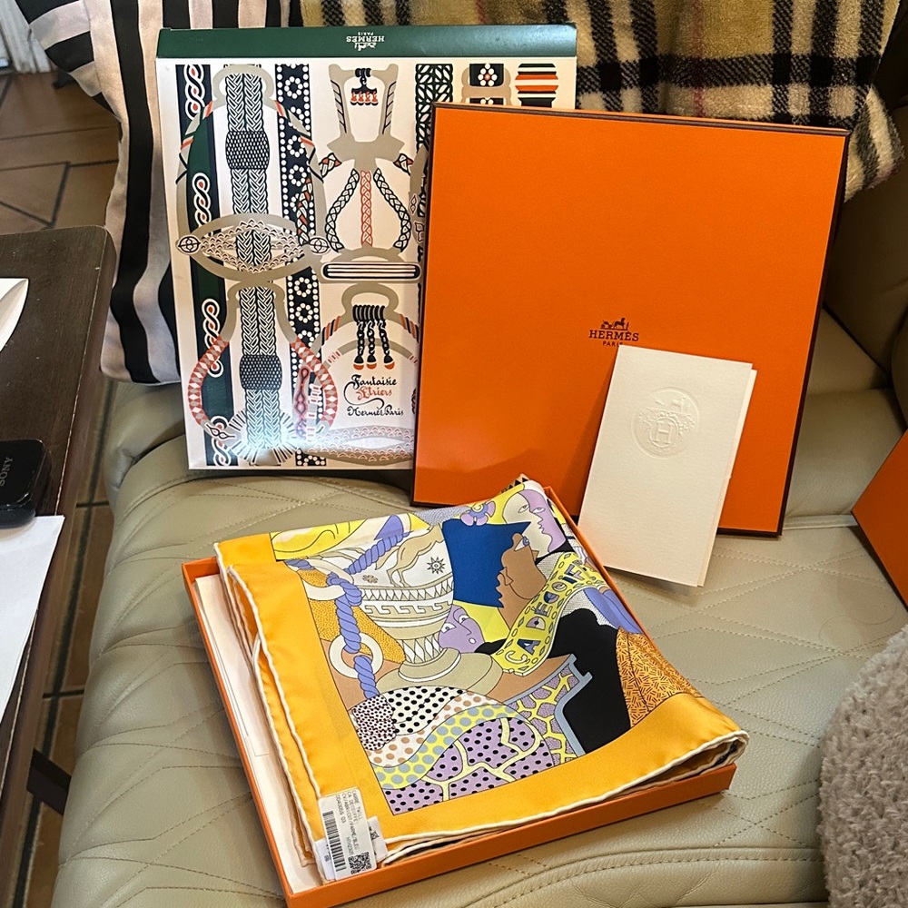 Hermes Ca Decoiffe Scarf 🧣